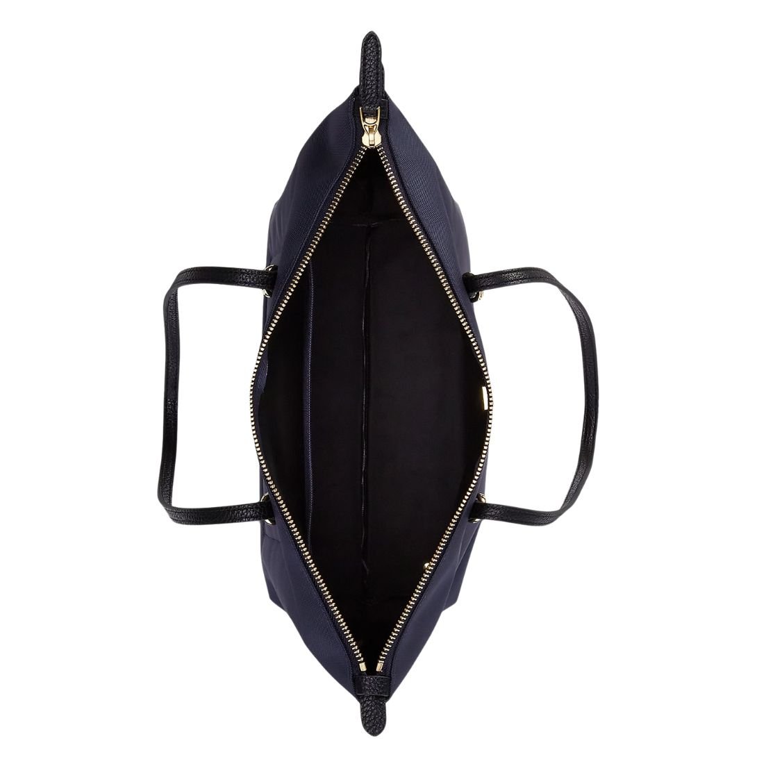 WOMENS RALPH LAUREN NYLON MEDIUM KEATON TOTE REFINED NAVY