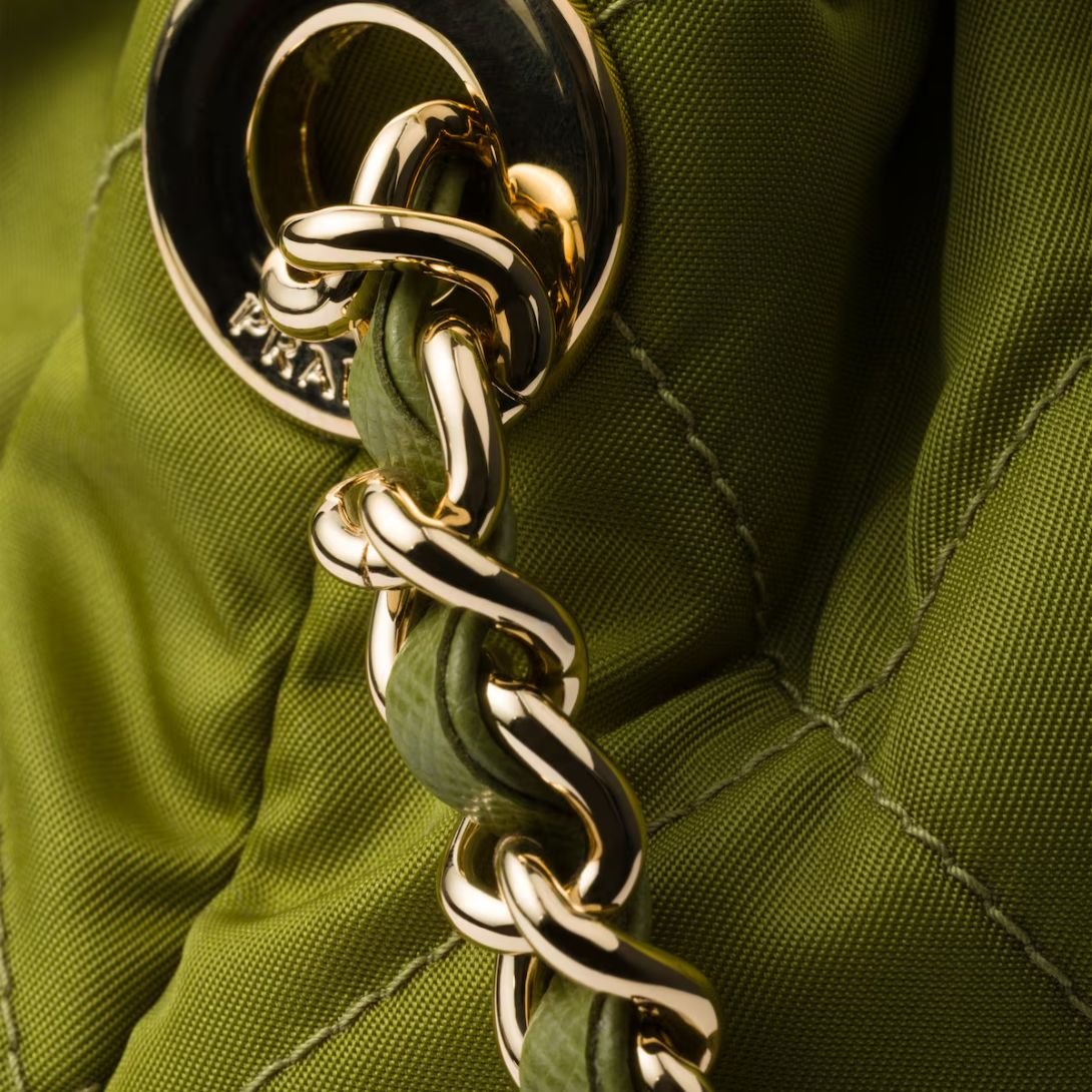 PRADA RE-EDITION 1995 SHOULDER BAG WOMEN IVY GREEN