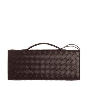 BOTTEGA VENETA WOMENS ANDIAMO CLUTCH FONDANT