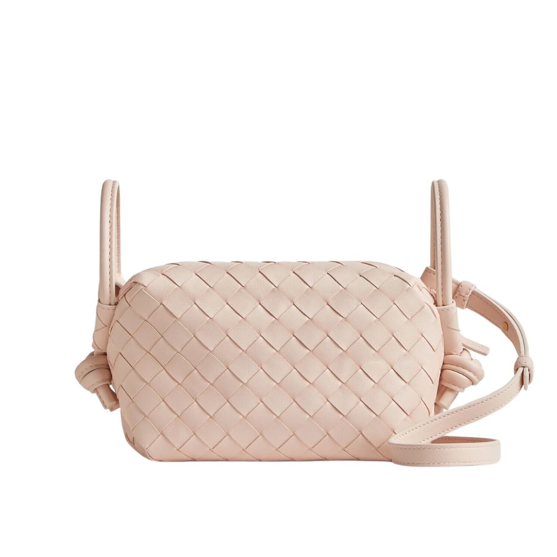 WOMAN BOTTEGA SMALL VENETA TOP HANDLE LOOP CAMEO