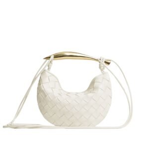 WOMAN BOTTEGA VENETA BABY SARDINE CHALK