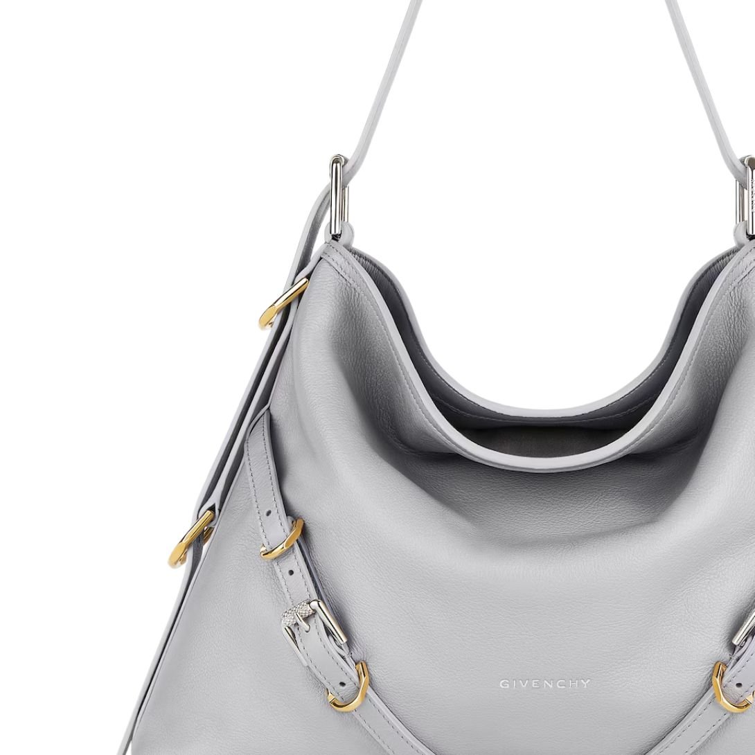 GIVENCHY WOMEN'S MEDIUM VOYOU BAG LIGHT GREY