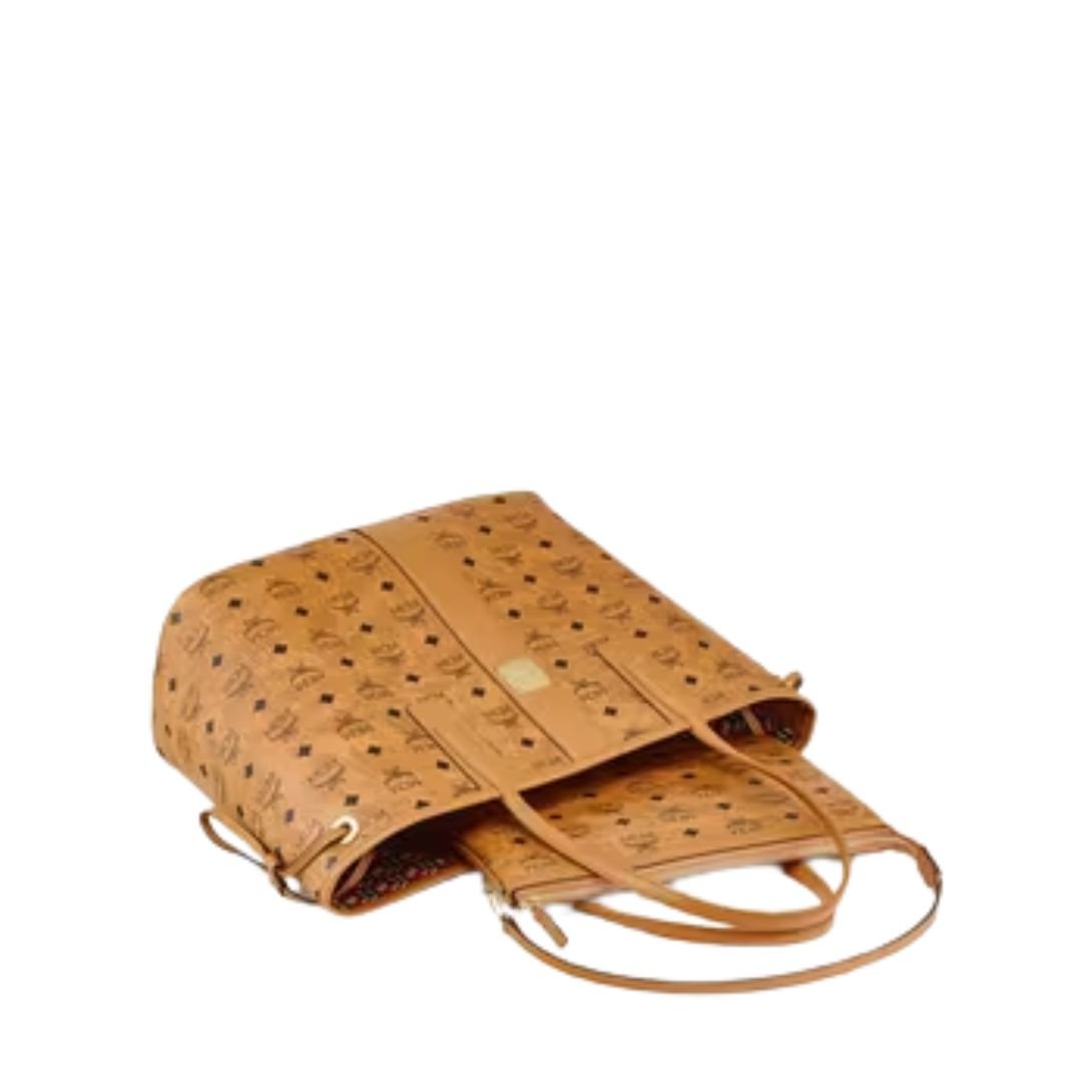 MCM LIZ SHOULDER BAG COGNAC