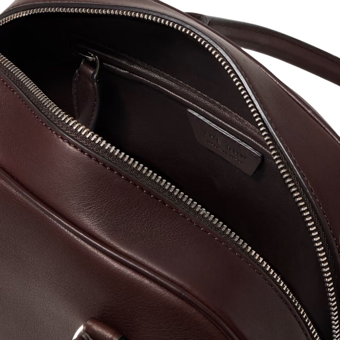 THE ROW INDIA TEXTURED-LEATHER TOTE