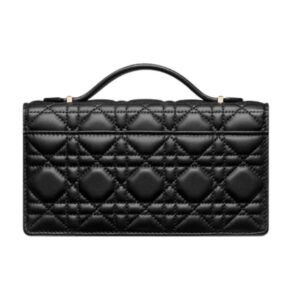 MY DIOR MINI BAG CANNAGE LAMBSKIN WOMEN BLACK