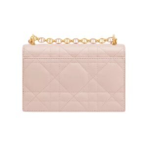 DIOR MISS CARO MINI BAG MACROCANNAGE LAMBSKIN WOMEN POWDER PINK