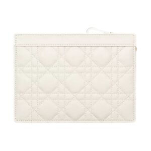 DIOR CARO EVERY DIOR POUCH SUPPLE CANNAGE CALFSKIN WOMEN LATTE