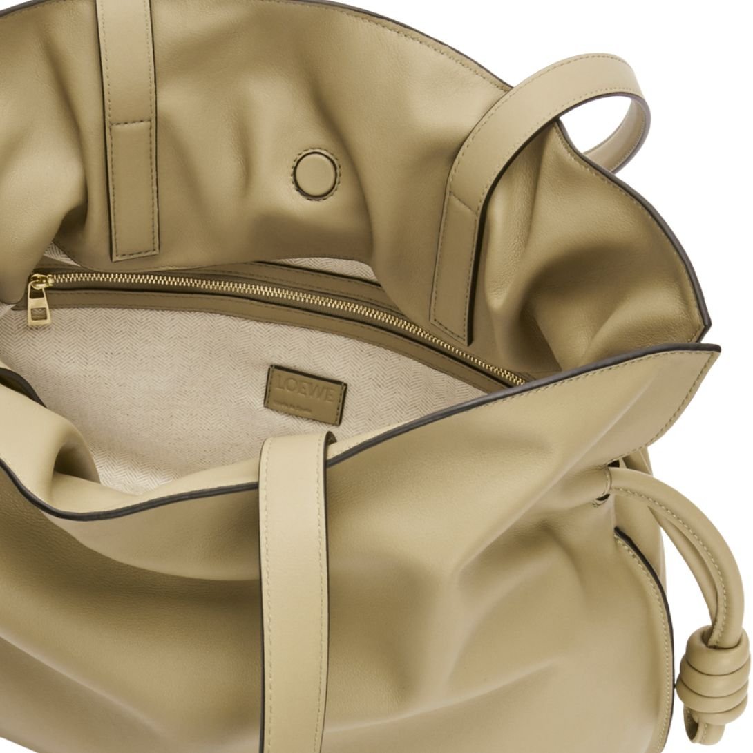 LOEWE WOMEN'S FLAMENCO LARGE BAG CLAY GREEN