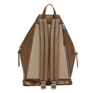 MAN LOEWE CONVERTIBLE LEATHER BAG WINTER BROWN