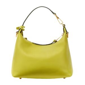 VERSACE TAG HOBO HANDBAG GREEN