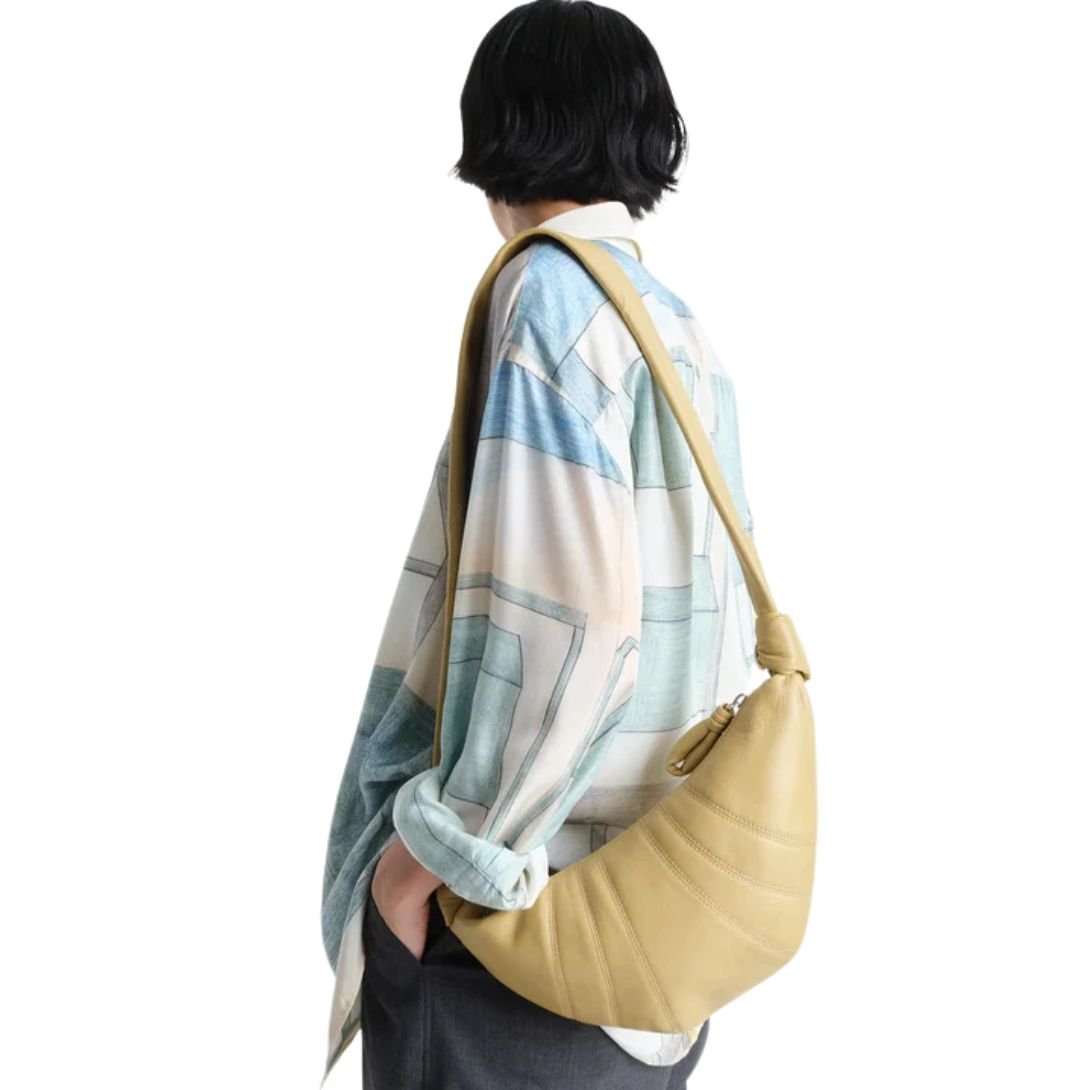 LEMAIRE CROISSANT SMALL SHOULDER BAG GINGER