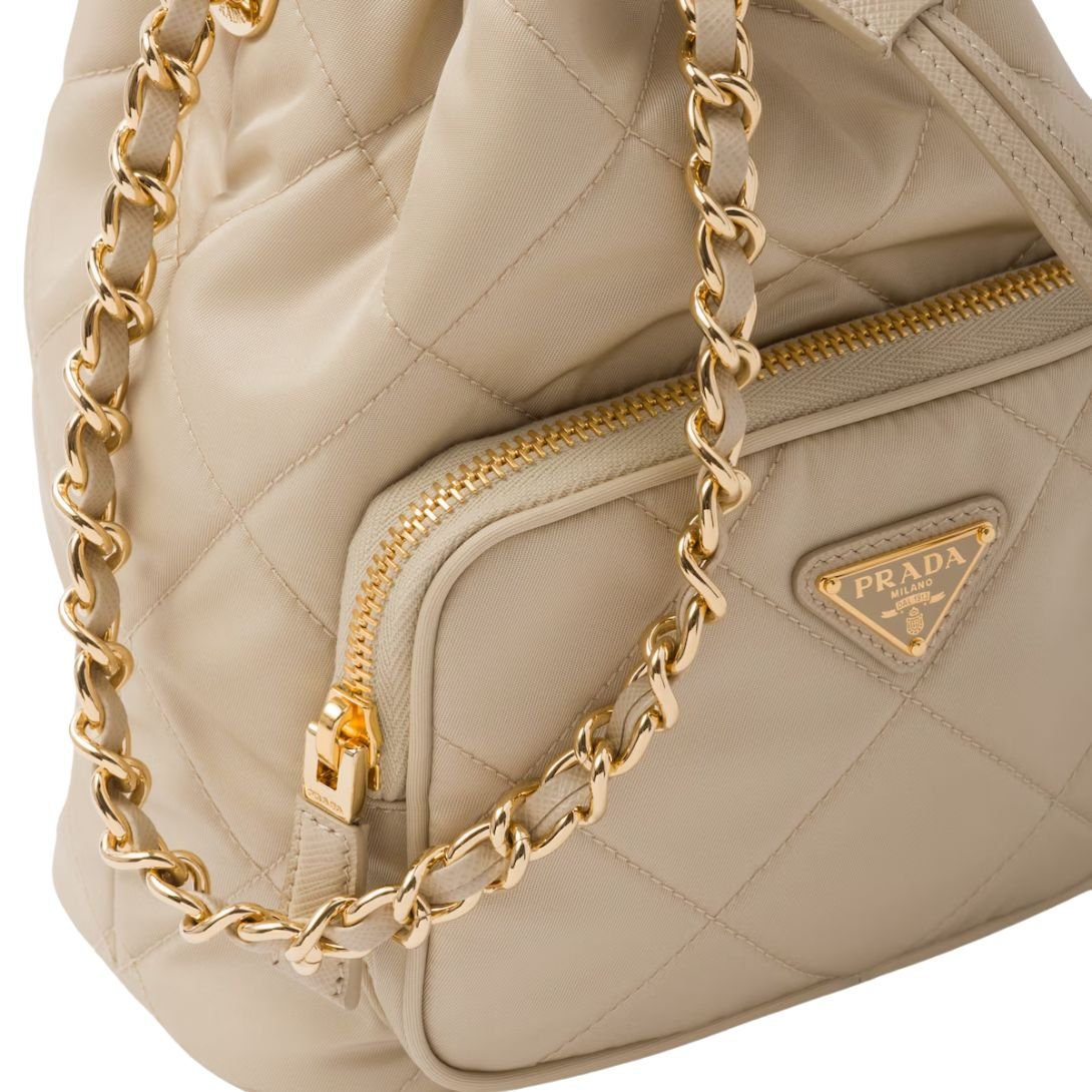 PRADA RE-EDITION 1995 SHOULDER BAG WOMEN DESERT BEIGE