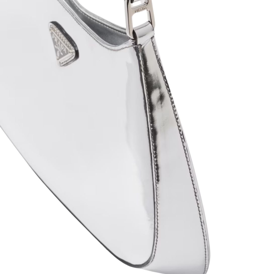 PRADA CLEO SHOULDER BAG WOMEN SILVER