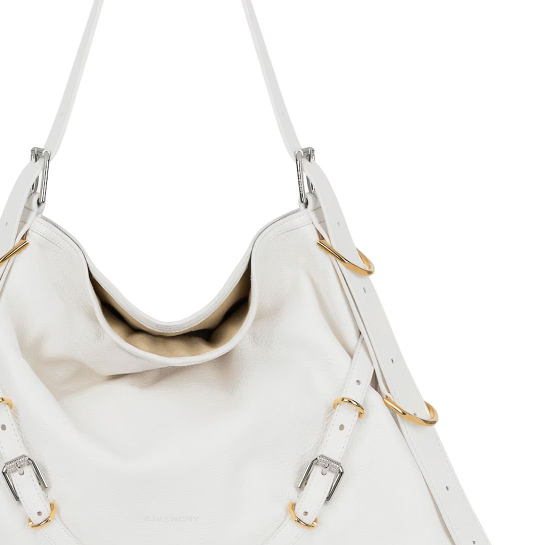 GIVENCHY WOMEN'S MEDIUM VOYOU BAG IVORY
