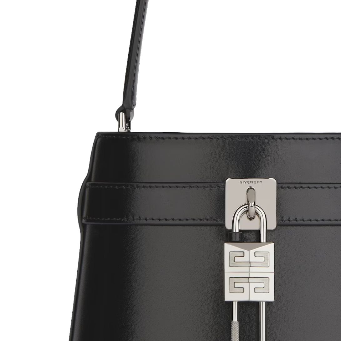 GIVENCHY WOMEN'S SHARK LOCK BUCKET BAG BLACK