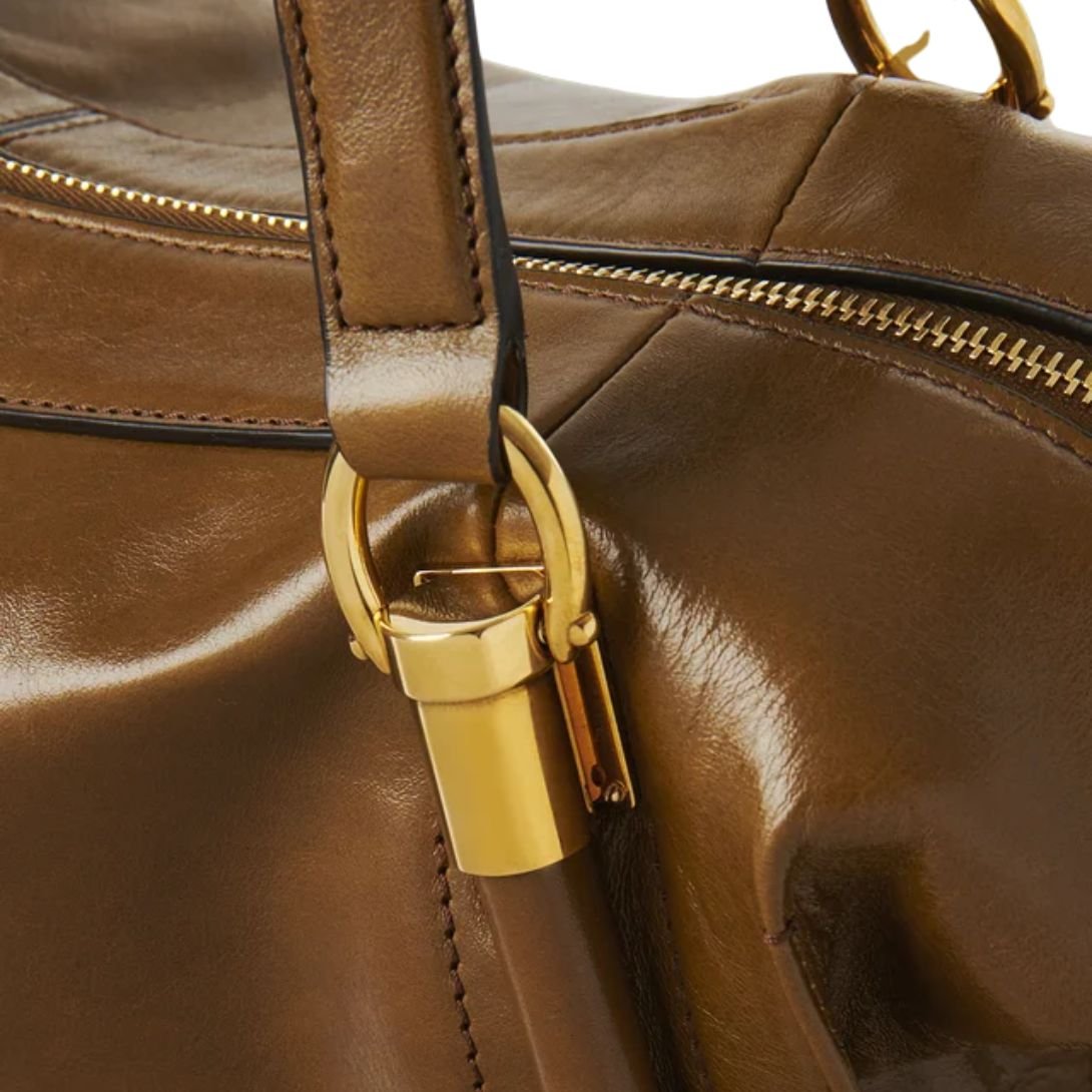 CHLOÉ WOMEN'S PARATY 24 BAG BRONZE BROWN