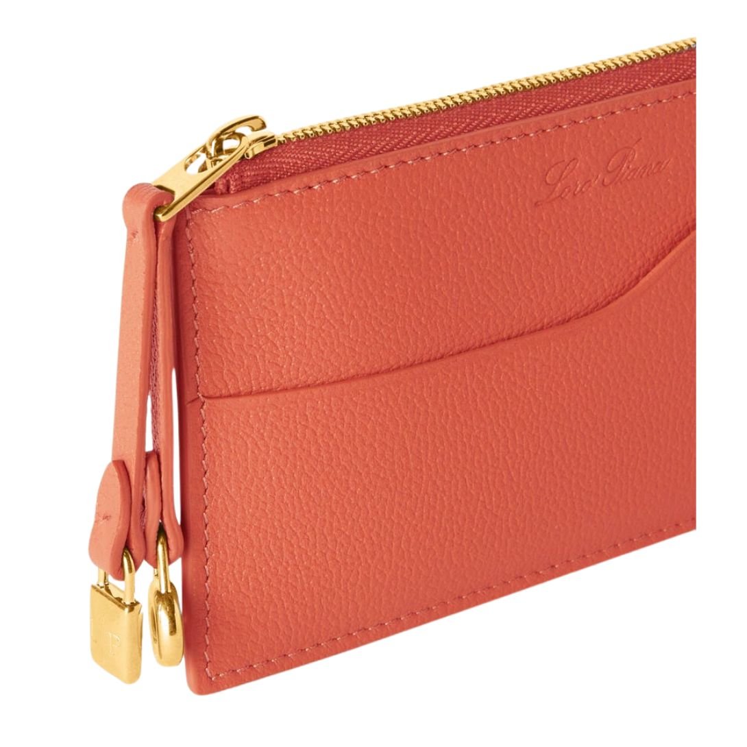LORO PIANA EXTRA ZIP POUCH CORAL FICTION - Image 5