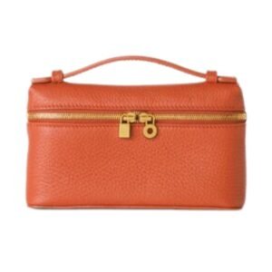 LORO PIANA EXTRA POCKET MINI POUCH CORAL FICTION