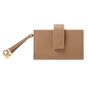 LORO PIANA EXTRA CARD HOLDER LIGHT MASTIC