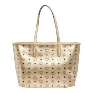 MCM WOMEN’S AREN VISETOS METALLIC TOTE BAG