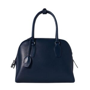 THE ROW INDIA 10.00 BAG IN LEATHER BLUE NIGHTS